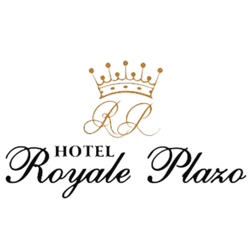 Hotel Royale Plazo logo with crown design